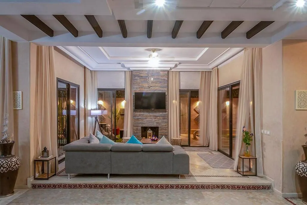 Charmante Villa Azao, Jusqu'A 6 Chambres, Avec Piscine Et Jacuzzi Prives, En Residence Fermee Marrakesh