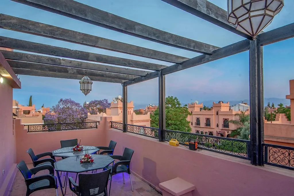 Charmante Villa Azao, Jusqu'A 6 Chambres, Avec Piscine Et Jacuzzi Prives, En Residence Fermee Marrakesh