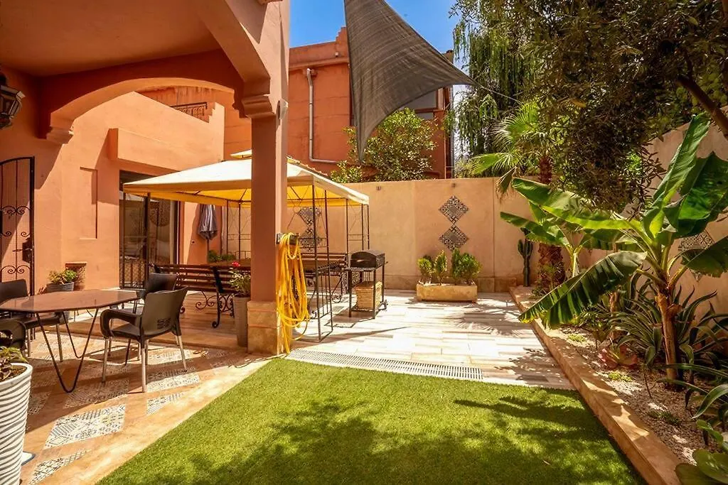 Charmante Villa Azao, Jusqu'A 6 Chambres, Avec Piscine Et Jacuzzi Prives, En Residence Fermee Marrakesh
