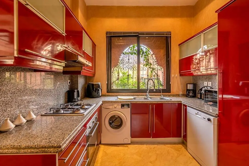 Charmante Villa Azao, Jusqu'A 6 Chambres, Avec Piscine Et Jacuzzi Prives, En Residence Fermee Marrakesh